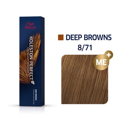 Wella Koleston Perfect Deep Browns 8/71 60ml Μόνιμη Βαφή