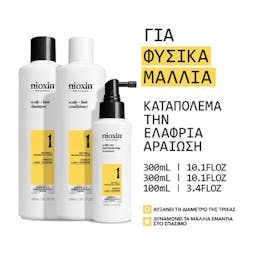 Nioxin Σύστημα 1 Kit 300+300+100ml