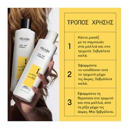 Nioxin Σύστημα 1 Kit 300+300+100ml