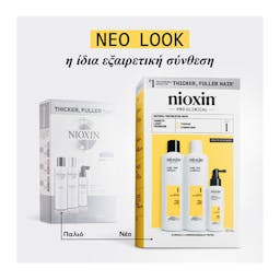 Nioxin Σύστημα 1 Kit 300+300+100ml