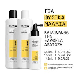 Nioxin Σύστημα 1 Kit 150+150+50ml