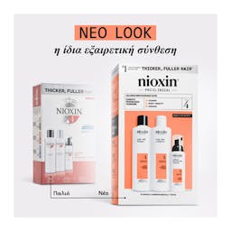 Nioxin Σύστημα 4 Kit 300+300+100ml