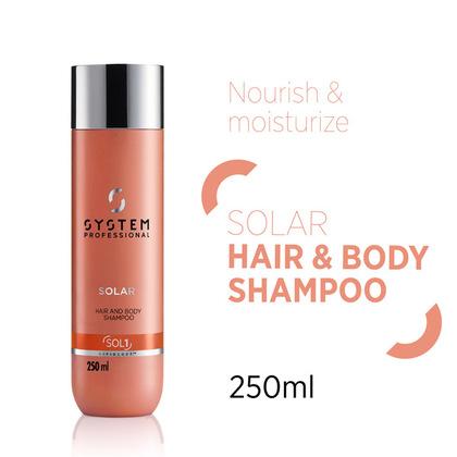 System  Solar Hair & Body Σαμπουάν 250ml