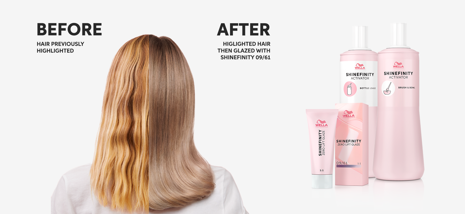 SHINEFINITY FOR HEALTHY-LOOKING SHINE AND A SILKY HAIR FEEL​